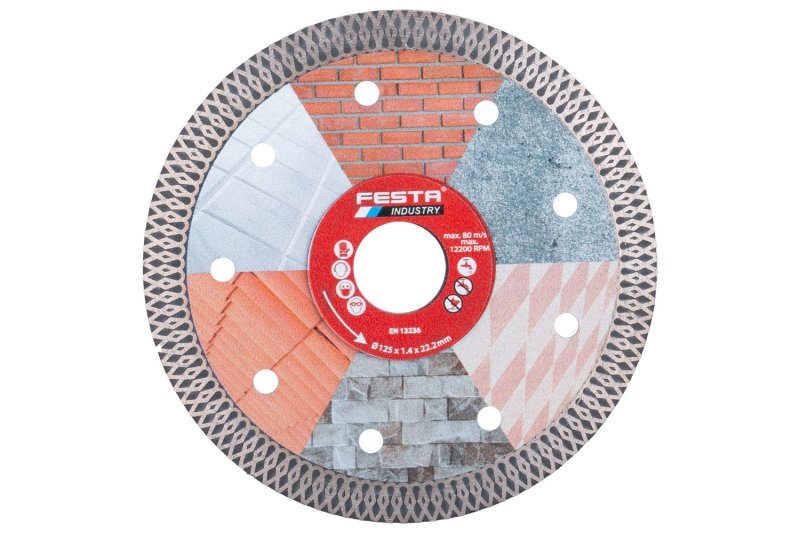 Kotouč diamantový FESTA INDUSTRY 125x1,4x22,2mm